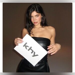 Khy, crop bomber Jacket, black , XS, faux leather, & matching leggings(XS)